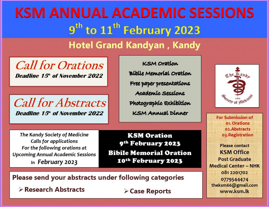 KSM Annual Academic Sessions 2023